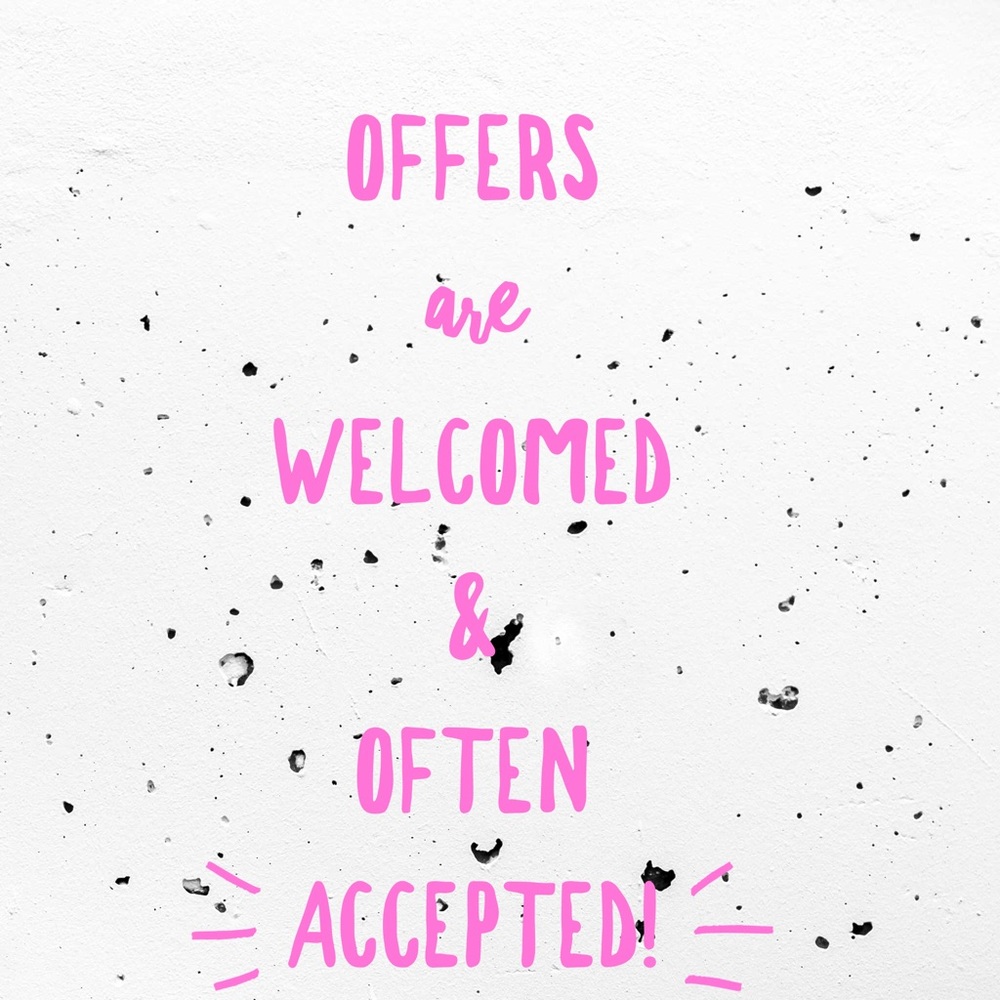 Yes! Offers are welcomed & often accepted